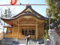 新宿日枝神社拝殿