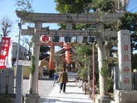新宿日枝神社明神鳥居