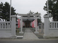 報恩寺境内袖引稲荷神社鳥居
