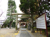 青山熊野神社鳥居