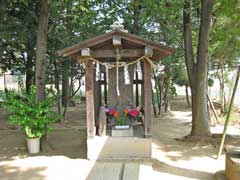 入谷氷川神社境内庚申塔