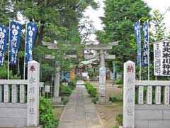 江北氷川神社鳥居