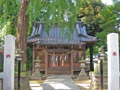 栗原氷川神社拝殿