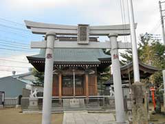 皿沼稲荷神社鳥居