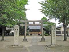 島氷川神社鳥居