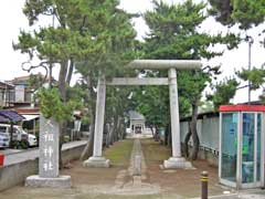 神明天祖神社鳥居