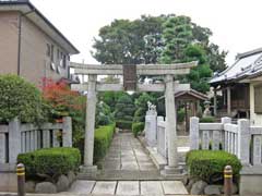 上谷中稲荷神社鳥居