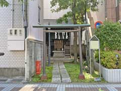 山谷の神明社鳥居