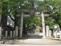 駒込富士神社鳥居