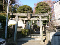 吹上稲荷神社二鳥居