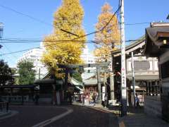 湯島天満宮銅鳥居