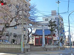 白山八坂神社鳥居