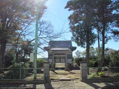 岡発戸新田八幡神社鳥居