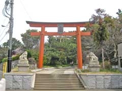 稲毛浅間神社二鳥居