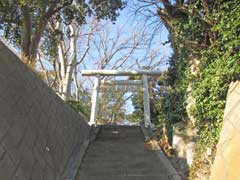 貝塚大六天神社鳥居