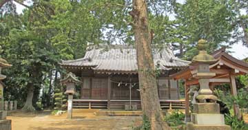 旧葛飾郡名神小社茂侶神社に比定される茂侶神社