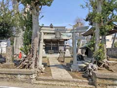 前貝塚町八幡神社鳥居