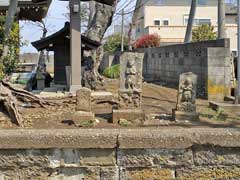 前貝塚町八幡神社境内庚申塔