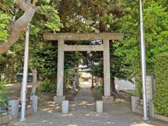 高根町神明社鳥居