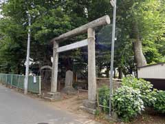 薬円台神明社鳥居