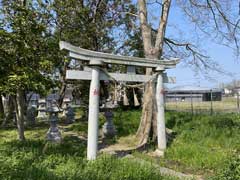 根田天王神社・神明神社鳥居