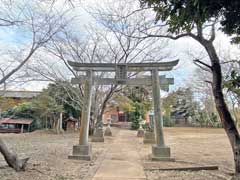 大坪諏訪神社鳥居