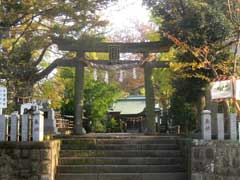 椎津八坂神社鳥居