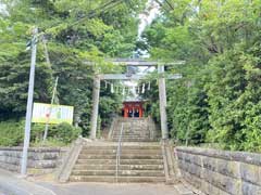 潤井戸白幡神社鳥居