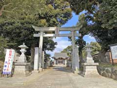 山木白幡神社鳥居