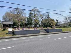 上総国分寺跡西門跡