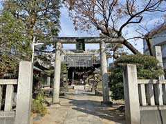 市川胡録神社鳥居