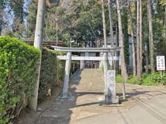 柏井町八幡神社鳥居