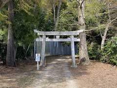 柏井町子安神社鳥居