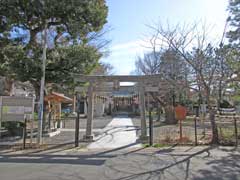 湊新田胡録神社鳥居