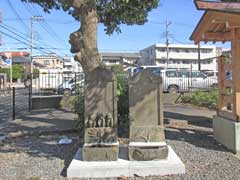 湊新田胡録神社庚申塔