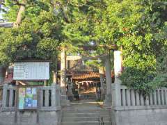 鬼越神明社鳥居