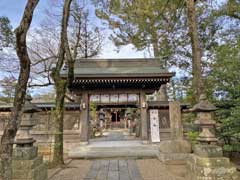 白幡天神社神門