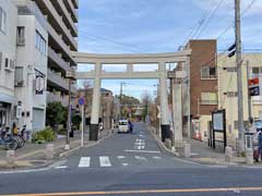 葛飾八幡宮一鳥居