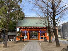 葛飾八幡宮随神門