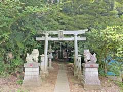 鹿黒八幡神社鳥居