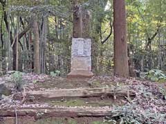 物木諏訪神社境内三峯石祠