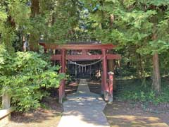 竜腹寺日枝神社鳥居