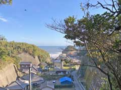 大船谷八幡神社より望む遠景