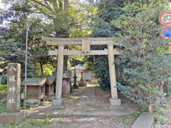 粟野八坂神社鳥居