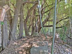 軽井沢八幡神社富士塚