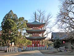 東海寺三重塔