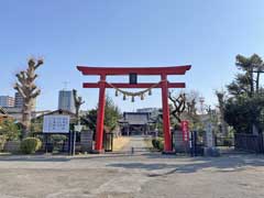 豊四季香取神社鳥居