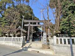 柏諏訪神社鳥居