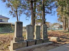 大青田香取神社境内青面金剛