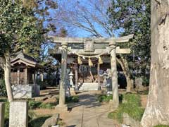 大青田妙見神社鳥居